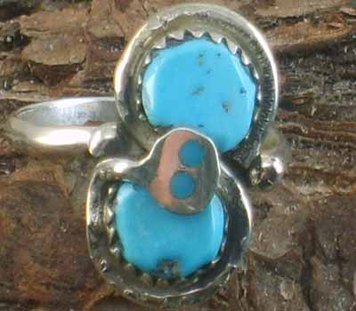 Native American Ring Effie C- sz 7